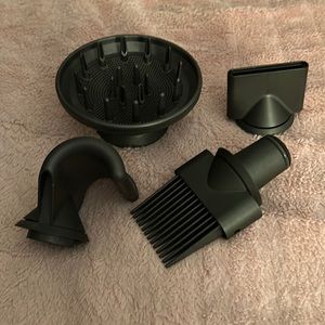 Dyson attachments-wide tooth comb,fly away smoother, diffuser, direct flow!